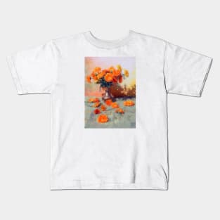 Flower Bouquet Painting Kids T-Shirt